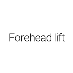 Forehead lift